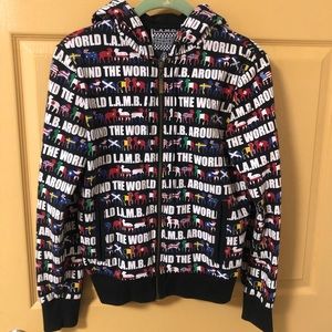 L.A.M.B. Gwen Stefani Around The World Zip Hoodie